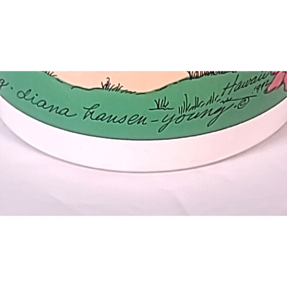 Diana Hansen-Young Hawaii Mug 1992 The Hug Vintage Childhood friendship Mug Art - Picture 5 of 9